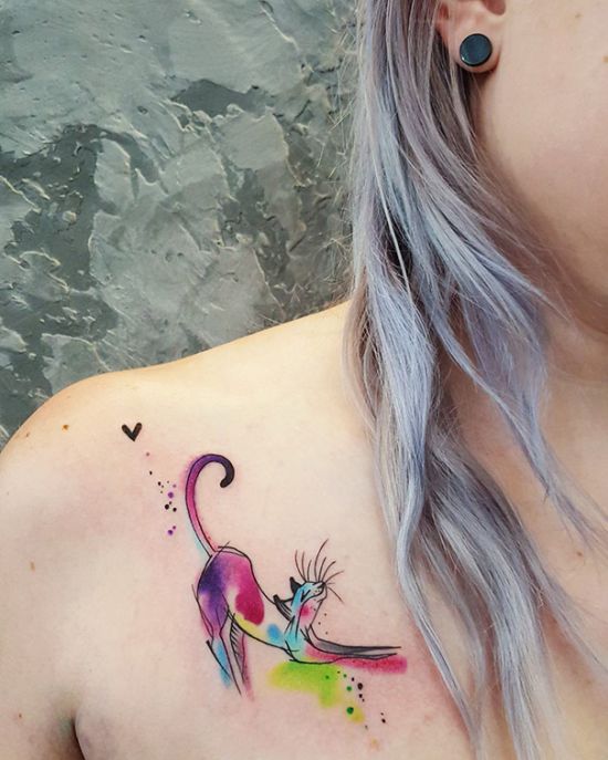 Awesome Tattoo Ideas For All The Cat Lovers Out There (35 pics)
