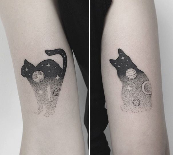 Awesome Tattoo Ideas For All The Cat Lovers Out There (35 pics)