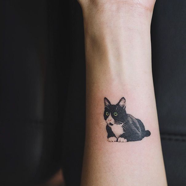 Awesome Tattoo Ideas For All The Cat Lovers Out There (35 pics)