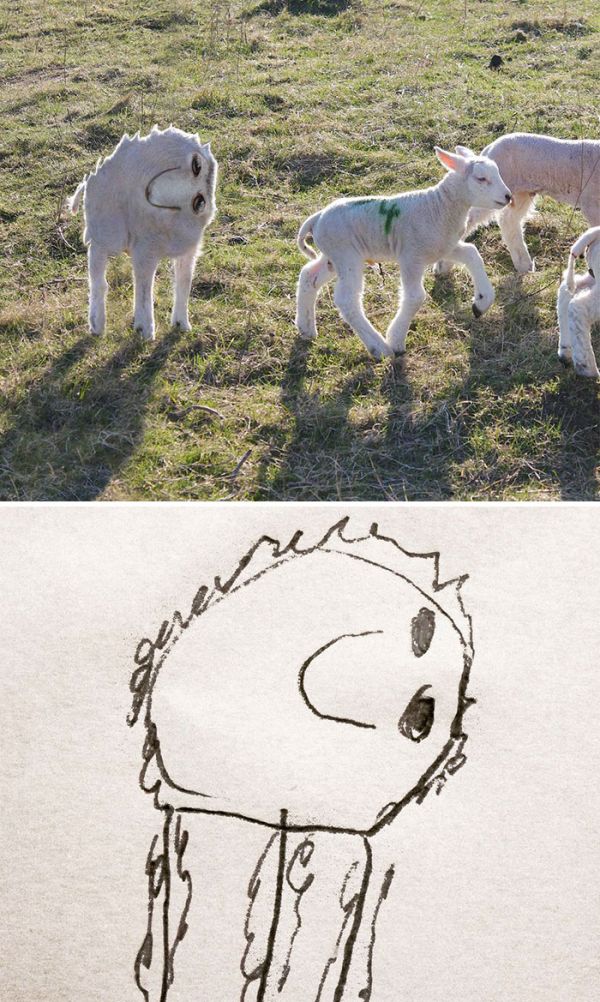 Dad Turns His 6-Year-Old Son’s Drawings Into An Adorable But Creepy Reality (27 pics)