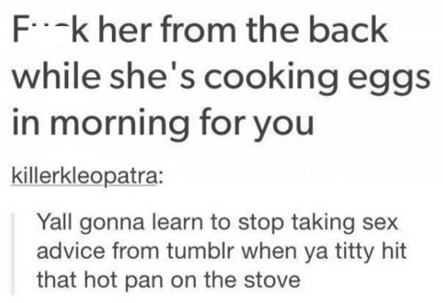 Why You Should Never Take Sex Advice From People On Tumblr (14 pics)