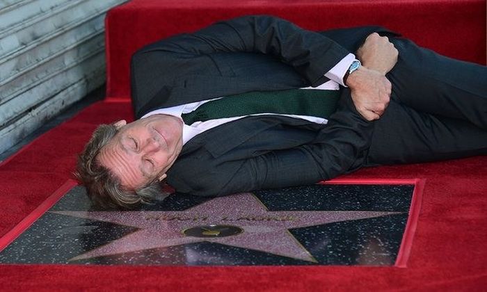 House Star Hugh Laurie Finally Got A Star On The Hollywood Walk Of Fame (2 pics)