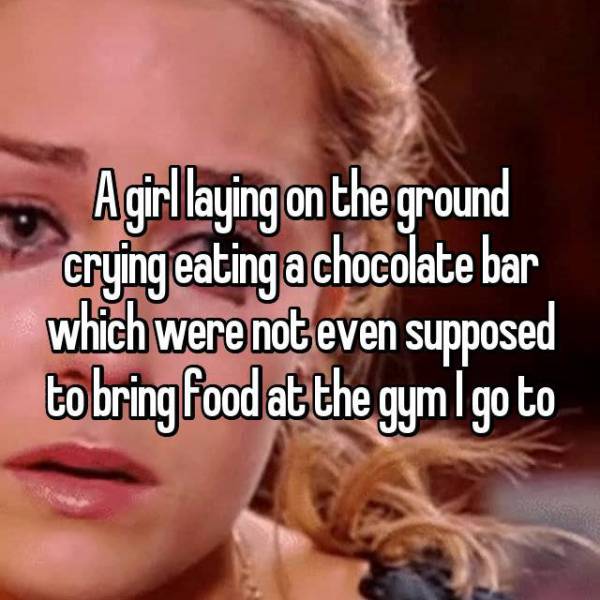 Strange Things People Saw While They Were At The Gym (21 pics)