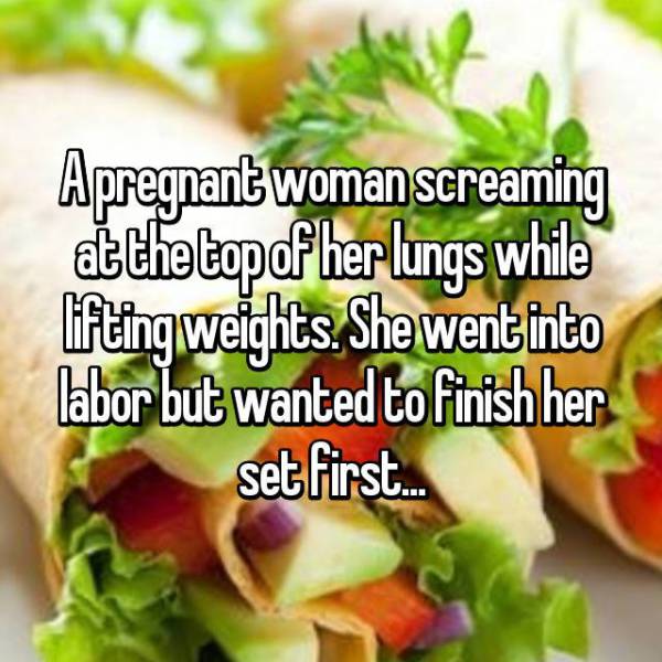 Strange Things People Saw While They Were At The Gym (21 pics)