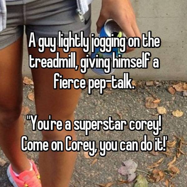 Strange Things People Saw While They Were At The Gym (21 pics)
