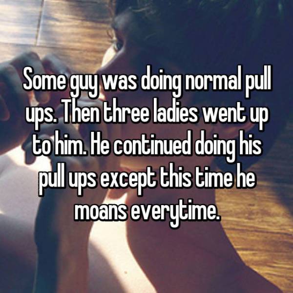 Strange Things People Saw While They Were At The Gym (21 pics)