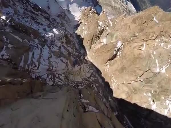 Eric Dossantos Chamonix Wingsuit Tree Line Crash