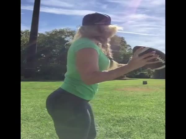 She Always Wanted To Be A Quarterback