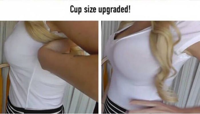 Girl Reveals A Simple Trick To Help Women Increase Their Bust (13 pics)