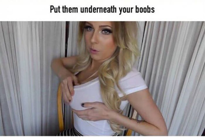 Girl Reveals A Simple Trick To Help Women Increase Their Bust (13 pics)