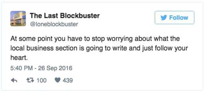 The Last Blockbuster Twitter Account Is Comedy Gold (20 pics)