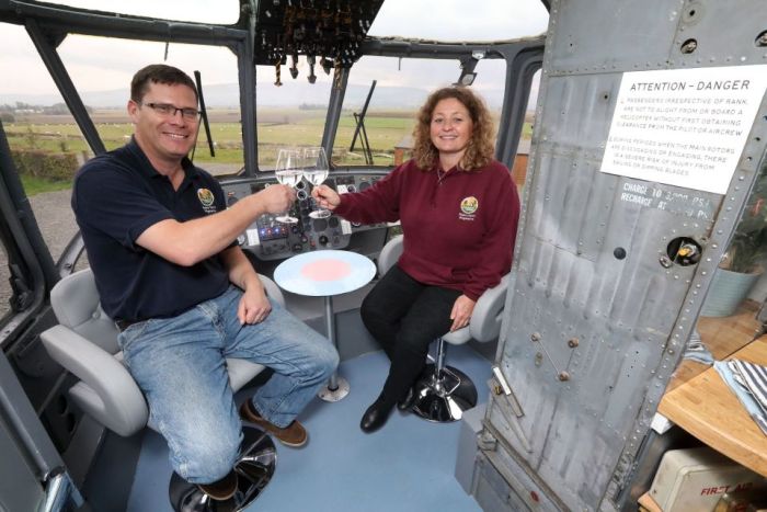 Couple Turns Old Helicopter Into Their New Holiday Home (7 pics)