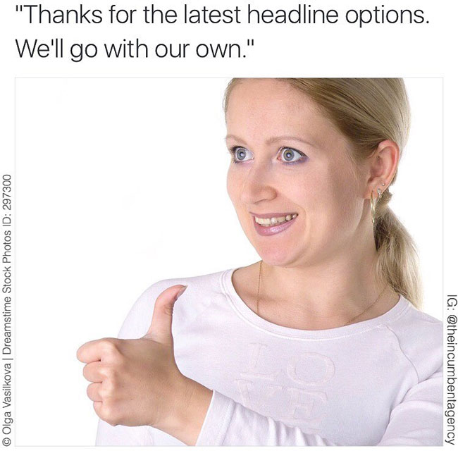 Ad Agency Adds Hilarious Quotes To Stock Photos (27 pics)