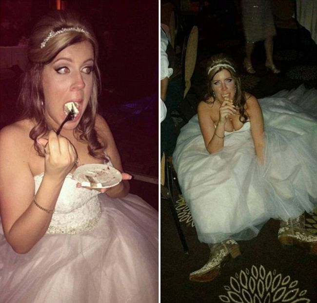 Embarrassing Wedding Photos That Won't Make The Wedding Album (12 pics)