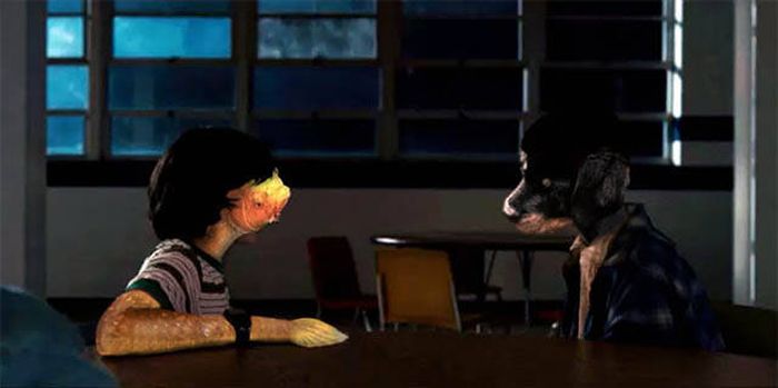 Photo Of A Puppy Kissing A Koi Fish Ignites A Photoshop Battle (19 pics)