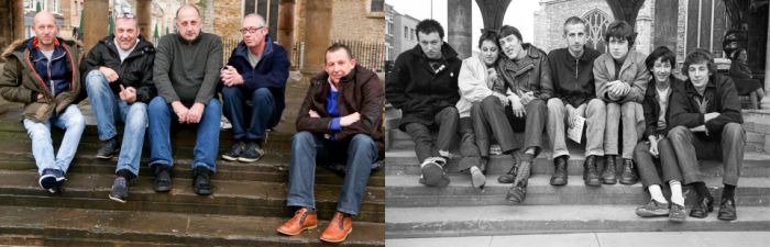 Amateur Photographer Recreates Old Photos With The Same People (16 pics)