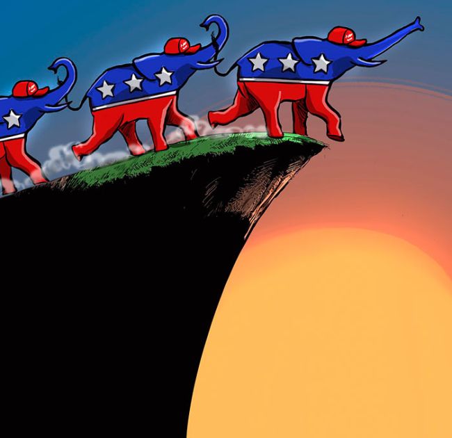Cartoonists Around The World React To Donald Trump Becoming President (41 pics)