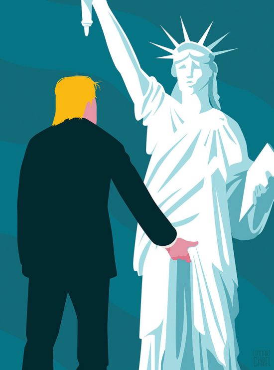 Cartoonists Around The World React To Donald Trump Becoming President (41 pics)
