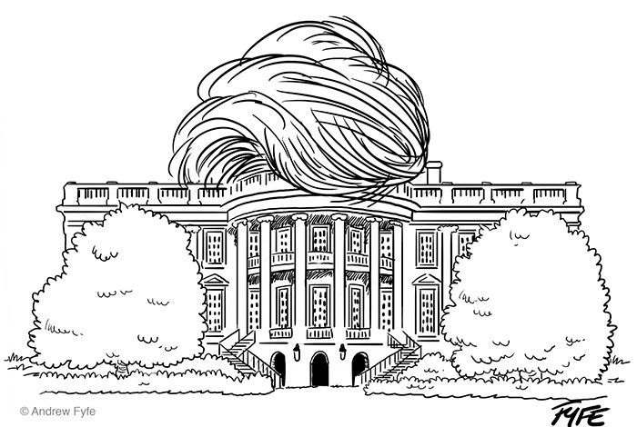 Cartoonists Around The World React To Donald Trump Becoming President (41 pics)