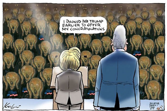 Cartoonists Around The World React To Donald Trump Becoming President (41 pics)