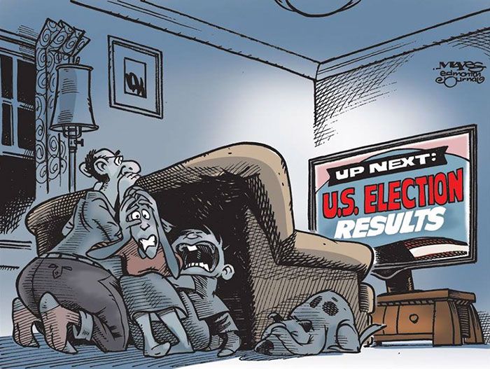 Cartoonists Around The World React To Donald Trump Becoming President (41 pics)
