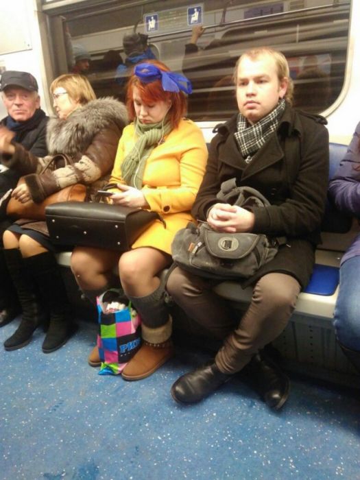 Fashion Choices That Prove The Subway Is A Strange Place (30 pics)