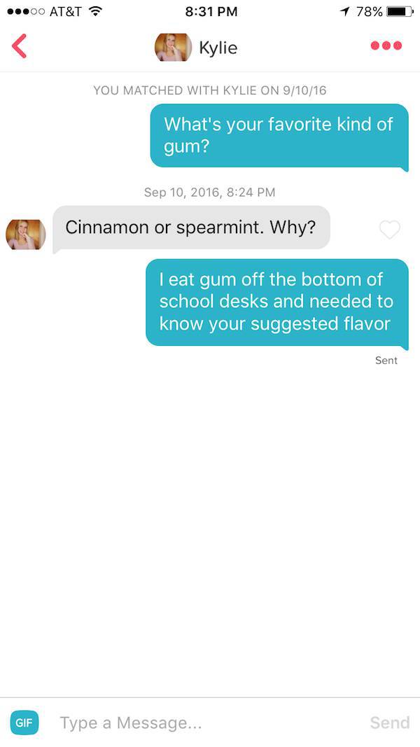 Funny Guy Busts Out Successful Pickup Lines On Tinder (26 pics)