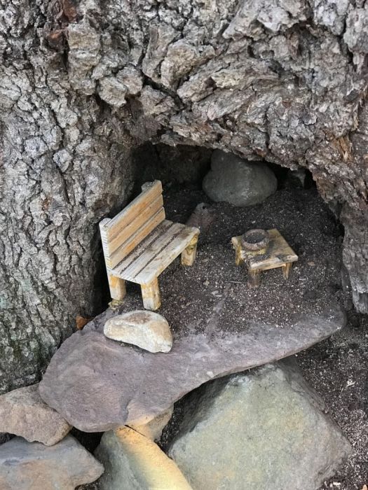 Man Finds A Tiny Village In The Woods (17 pics)