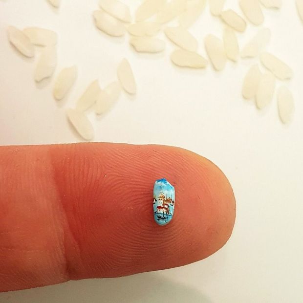 Breathtaking Tiny Paintings On Random Everyday Objects (31 pics)