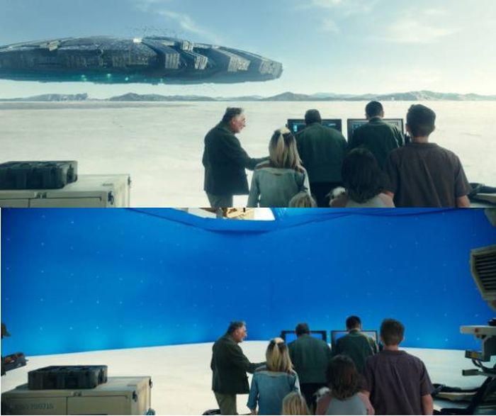 Incredible Behind The Scenes Pics Show How Movie Magic Is Made (18 pics)