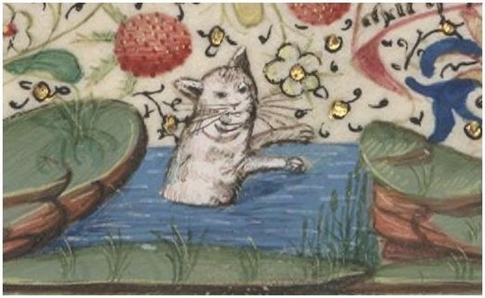 Medieval Cat Paintings That Will Crack You Up (22 pics)