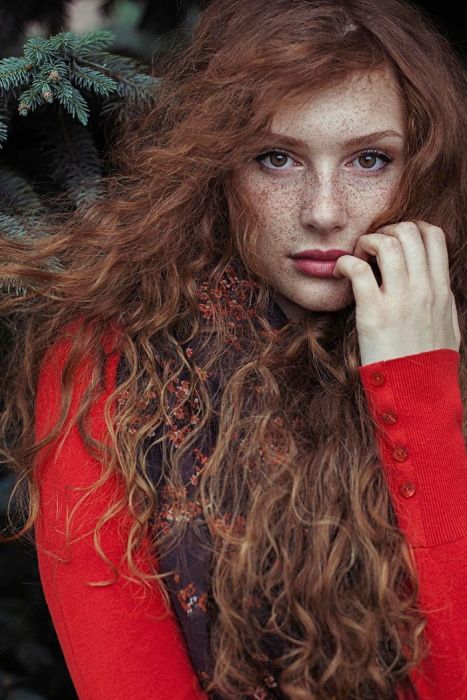 Freckled Girls With Red Hair Have A Unique Beauty 30 Pics