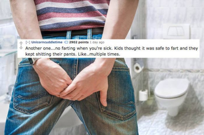 21 Of The Most Ridiculous Things Parents Have Had To Tell Their Kids (21 pics)