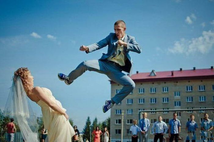 Amusing Wedding Pictures That Captured A Really Good Time (52 pics)