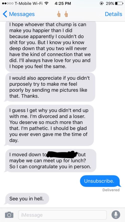Guy's Plan Backfires When He Tries To Make His Ex Jealous (4 pics)