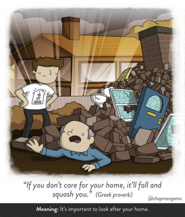 Artist Creates Unique Illustrations Showing Literal Translations Of Proverbs (40 pics)