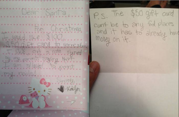 Some Of The Funniest Letters That Kids Have Ever Written To Santa (34 pics)
