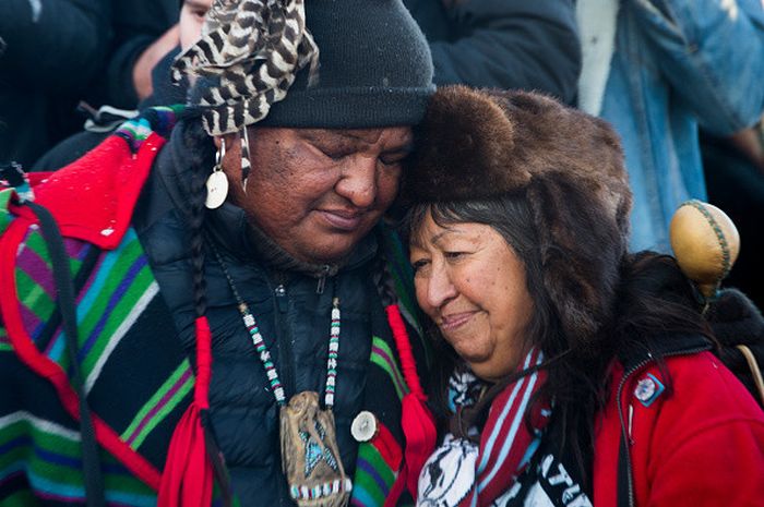 Joyous Images Show People Celebrating At Standing Rock (6 pics)