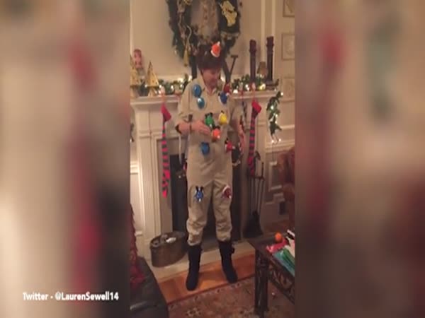 Woman Amazingly Plays Carol Of The Bells On A Handmade Bell Suit