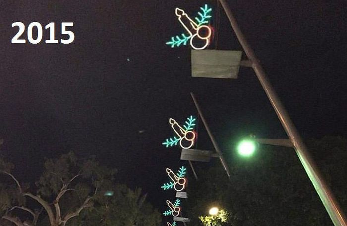 Greece Has Some Very Awkward Christmas Decorations (2 pics)