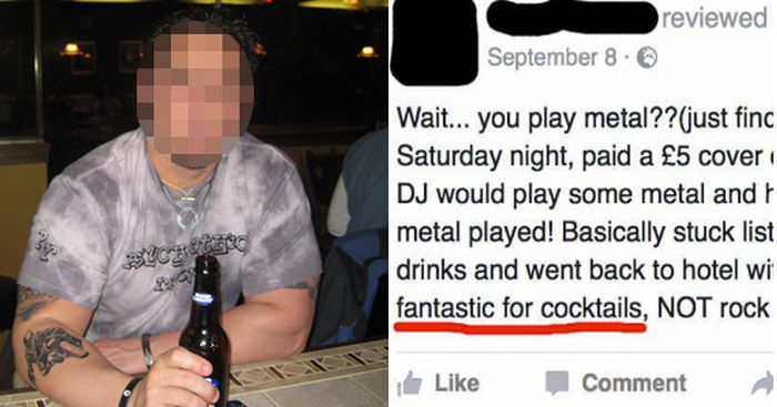 Bar Owner Puts Guy In His Place After He Leaves A One Star Review (2 pics)