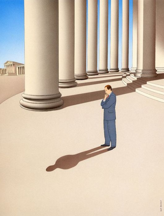 Guy Billout's Surreal Illustrations Will Make You Look Twice (45 pics)