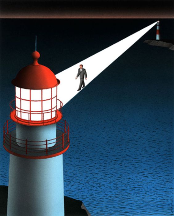 Guy Billout's Surreal Illustrations Will Make You Look Twice (45 pics)