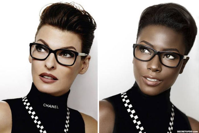 Model Highlights Lack Of Diversity By Recreating Famous Ad Campaigns (9 pics)