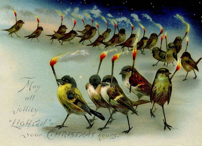 Weird And Creepy Christmas Cards From The Victorian Era (57 pics)