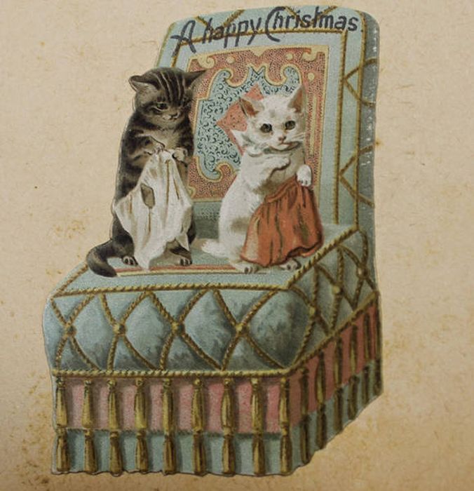 Weird And Creepy Christmas Cards From The Victorian Era (57 pics)