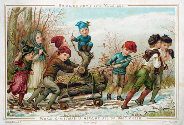 Weird And Creepy Christmas Cards From The Victorian Era (57 pics)