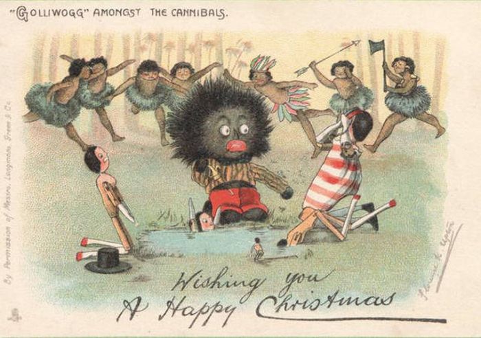 Weird And Creepy Christmas Cards From The Victorian Era (57 pics)