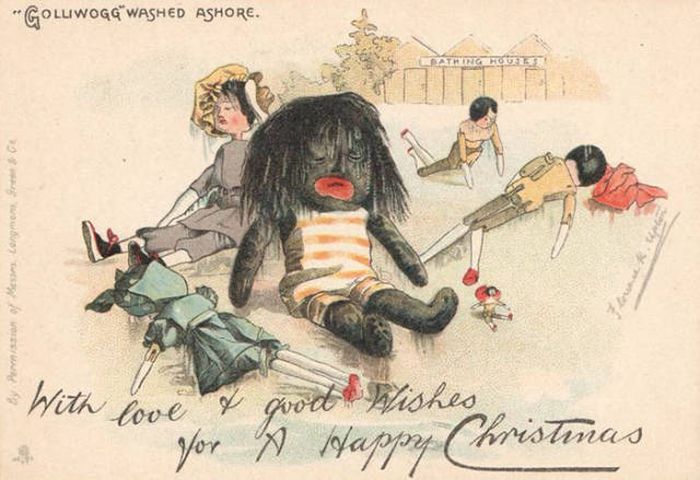 Weird And Creepy Christmas Cards From The Victorian Era (57 pics)