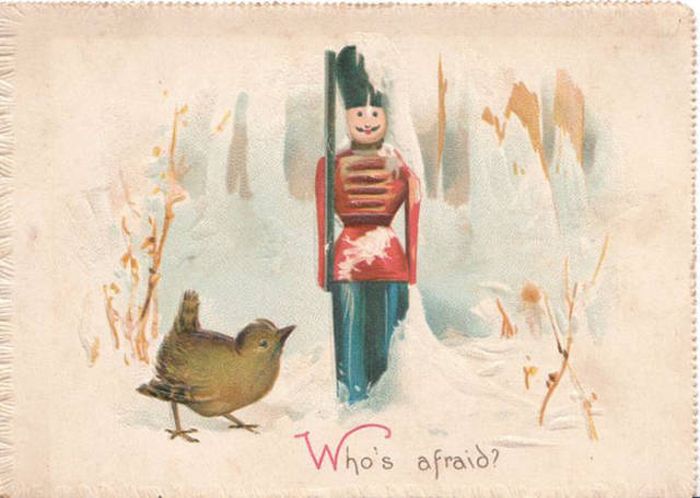 Weird And Creepy Christmas Cards From The Victorian Era (57 pics)